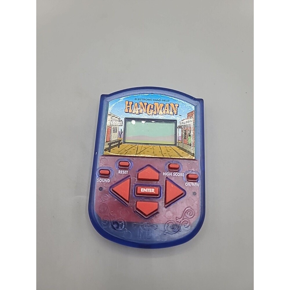 Hangman Electronic Handheld Game Vintage 1995 Milton Bradley MB Works